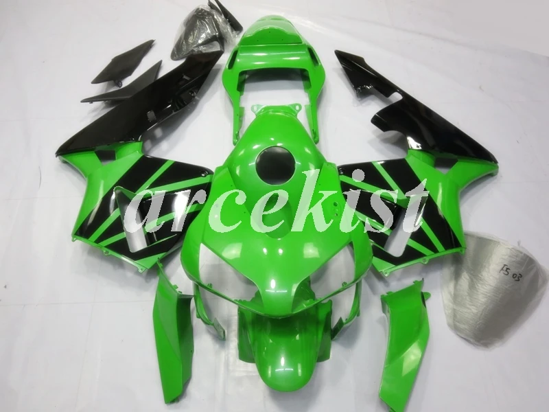 

4 Free Gifts New Injection Mold Full Fairings kit Fit For Honda CBR600RR F5 2003 2004 03 04 600RR 600 custom Black green