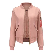 

2021 Fashion New Women's Jacket Baseball Jacket Women's Casual Solid Color Jacket Y2K Long Sleeve Quilted Bomber Jacket