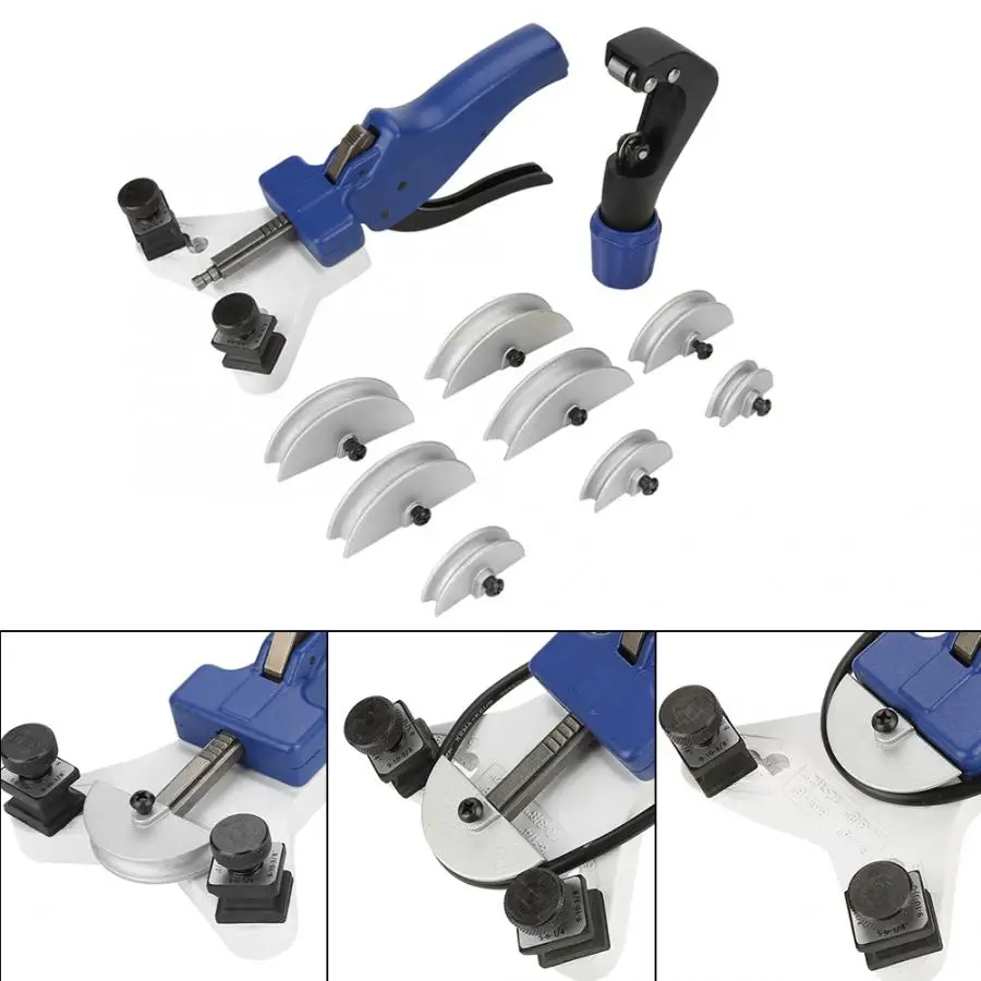 WK-666 Copper Pipe Tubing Bender Manual Tube Bending Tool Kit 5-12mm Pipe Bending Tool