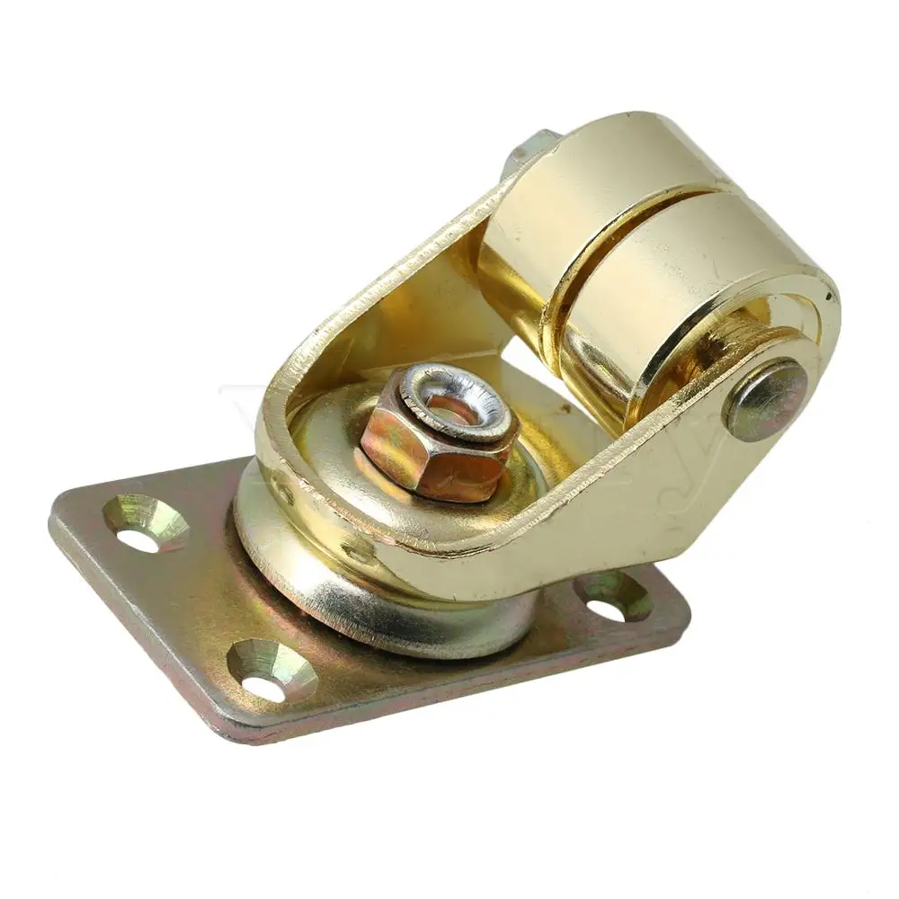 

Yibuy Iron Golden 5.4cm Height Upright Piano Caster Universal Wheel