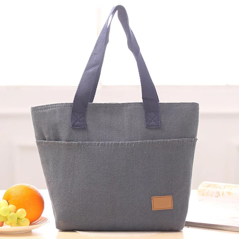 Водонепроницаемые Оксфорд Твердые теплоизоляционные детские сумки для еды для женщин портативная теплоизоляционная сумка для пикника алюминиевая пищевая сумка - Цвет: 3