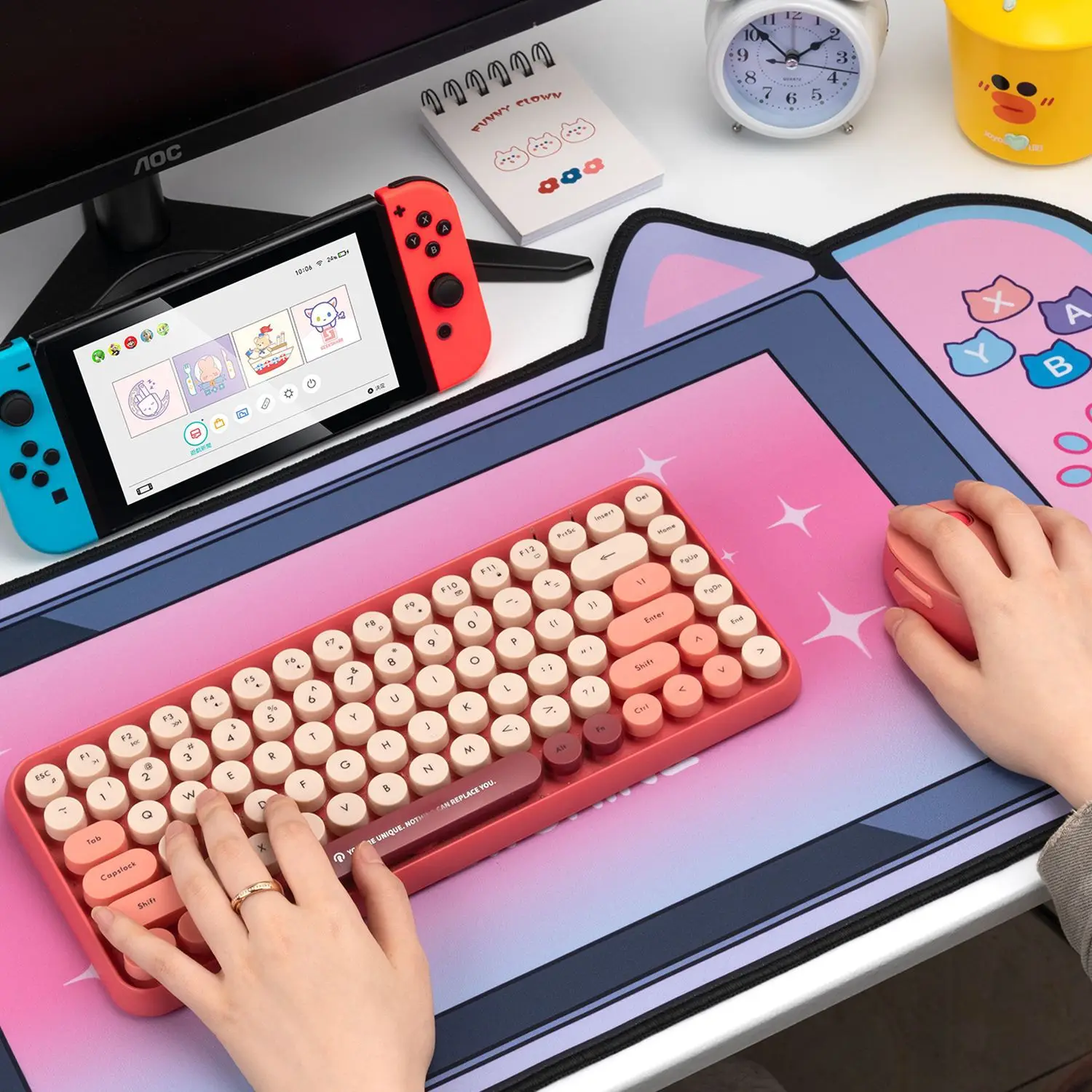 RGB Your Name Mouse Pad Anime Kawaii Gaming Accessories Carpet PC Gamer  Completo Computer LED Keyboard Desk Mat CS GO Mousepad - AliExpress