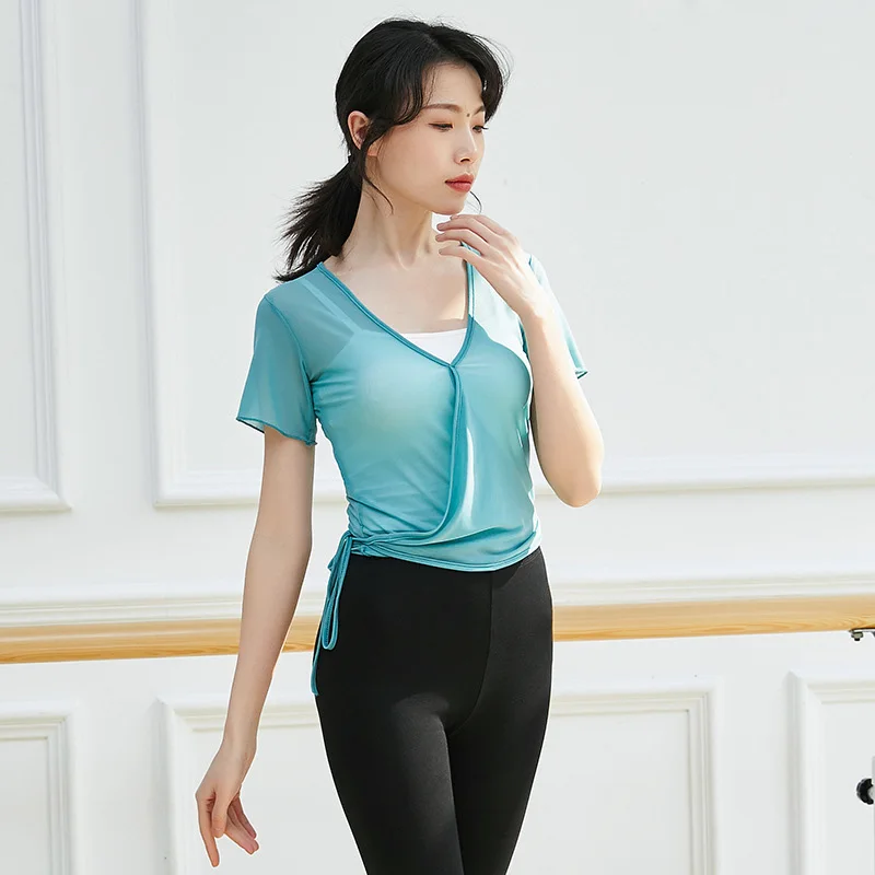 

Adult Sexy Mesh Belly Dance Top Transparent Blouse Shirt Long Costume for Women Oriental Dancing Clothes Dancer Wear Clothing