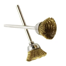 Набор из 16 латунных щеток для чистки металлических поверхностей от ржавчины