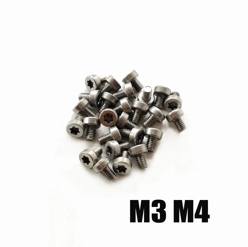 20pcs Titanium Bolt Truss GR2 M4 M5 M6 x 5mm 6mm 8mm 10mm 12 14 15mm 16mm 18mm 20mm 25 30 35 40 45 50 55 60mm Hex Socket ISO7380 |