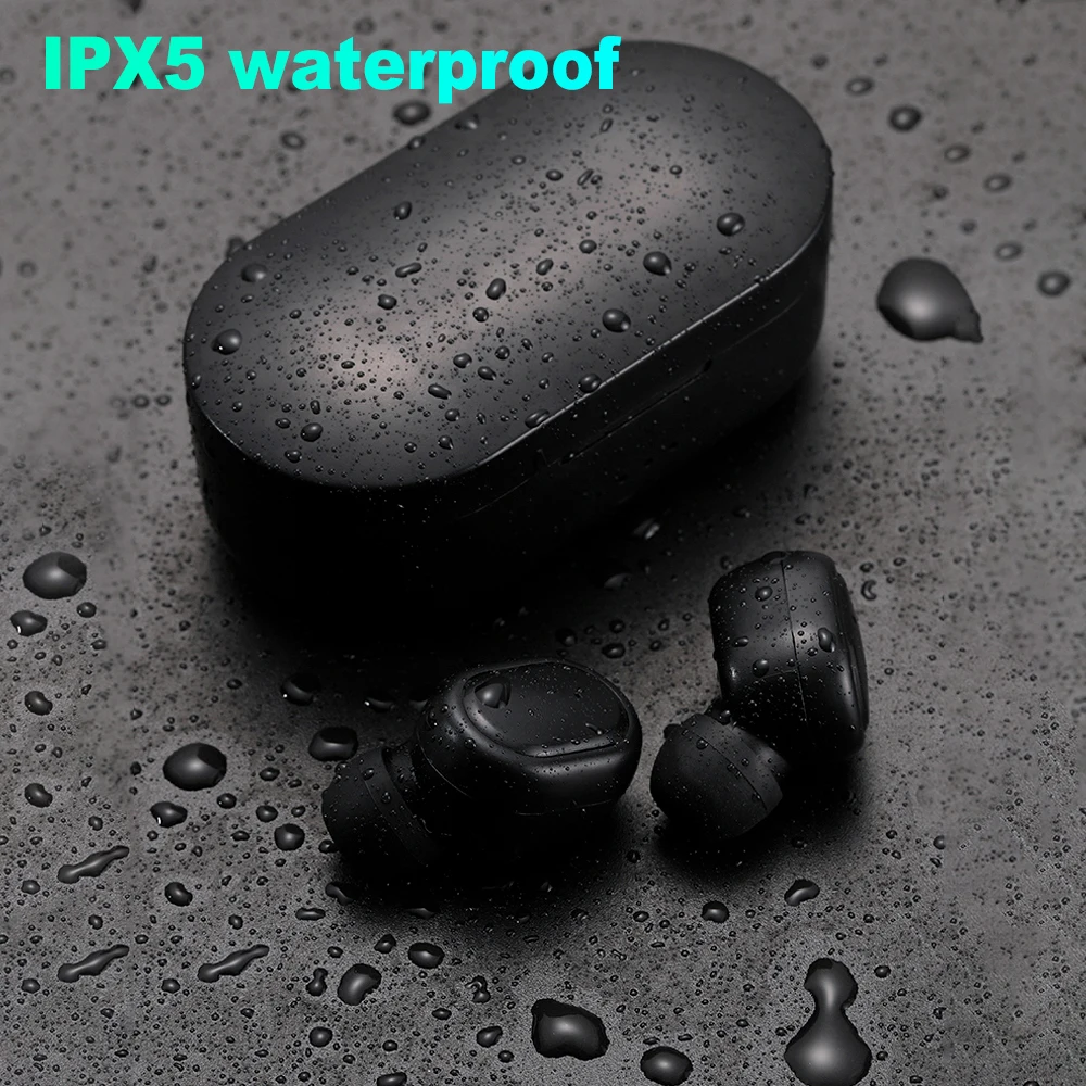 TWS M1 Bluetooth 5 0 Headsets Wireless Earbuds Earphones Noise Canceling Microphone Waterproof Microphone for iPhone Xiaomi