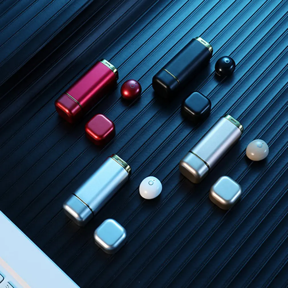 Lipstick Mini Mono Mono Headset Bluetooth 4 2 Wireless With Charge Warehouse Headset