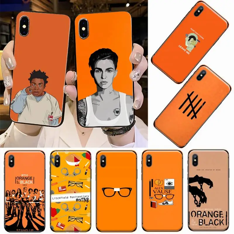 Мягкий резиновый чехол для телефона Orange is the new black TV iphone 5 5s 5c se 6 6s 7 8 plus x xs xr 11 pro