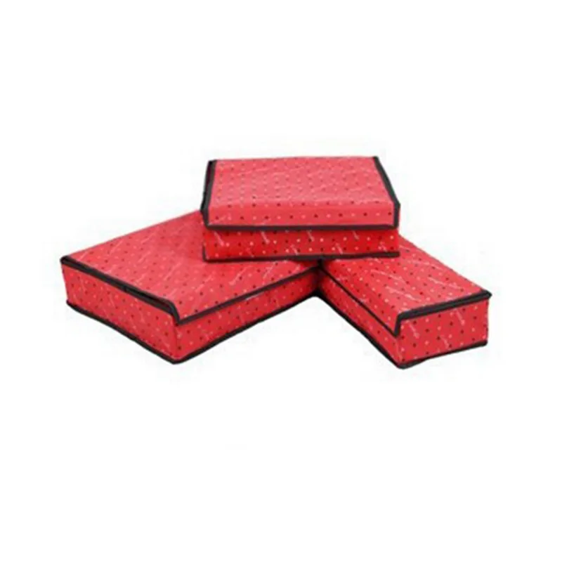 E5 3pcs set HIFUAR Multi-size Underwear Bras box Organizer Storage Boxes Scarfs Sock Divider Lidded Closet Boxes Accessories Wholesale - Цвет: E5 3pcs set