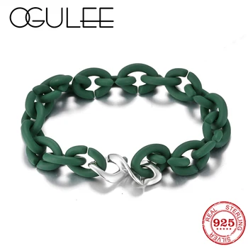 

High Quality Sliver-color Infinite Symbol Bead Rose Red Rubber X Charm Bracelets Women Lady Fine Bracelet Jewelry Gift