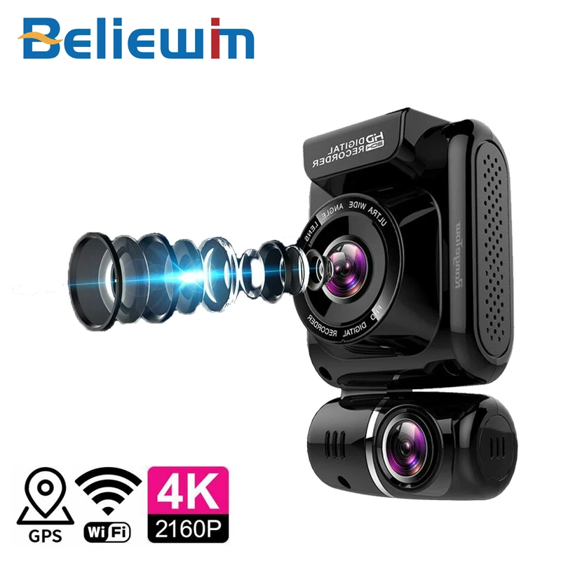 

Mini Hidden 4K 2160P Car DVR WIFI GPS Logger Novatek 96663 Chip Sony IMX323 Sensor Dual Camera Dash Cam Recorder