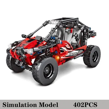 

402pcs Creator Mechanical Pull Back Beach Vehicle Education Building Blocks For DIY City Technic Car Bricks Toys For Boys