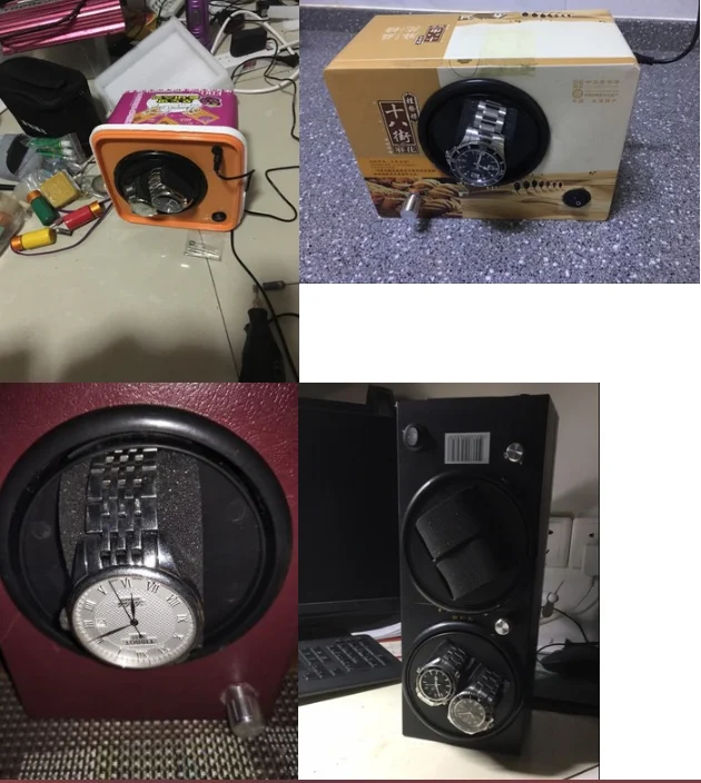 1 положение часов Автоматическая обмотка Коробка Часов DIY аксессуары