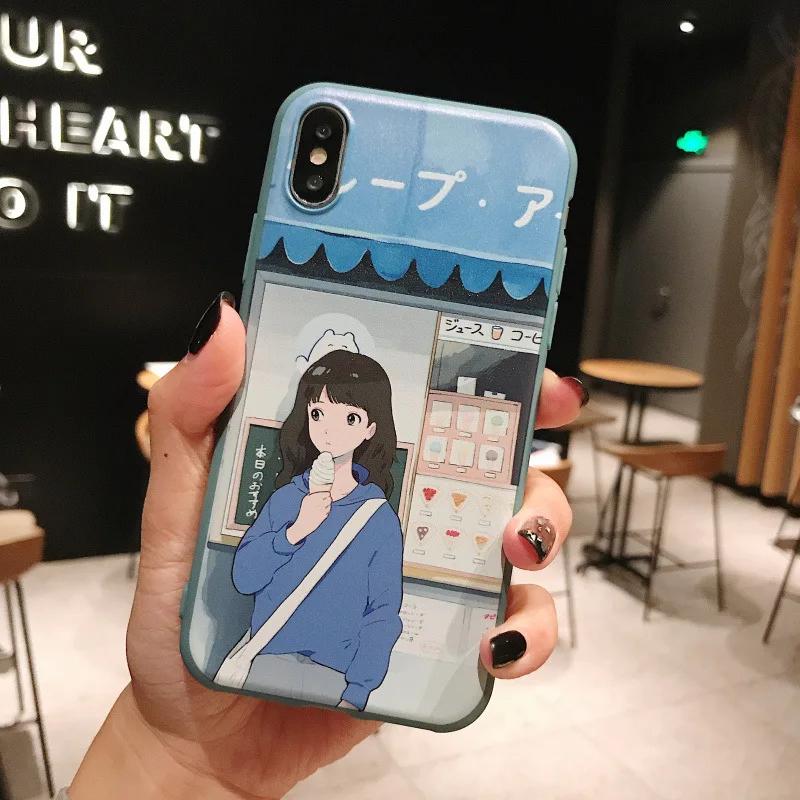 Чехол для телефона с изображением японского аниме Kawaii s для iphone 11 Pro XS Max XR X, силиконовый чехол для iphone 6 6s 7 8 7Plus