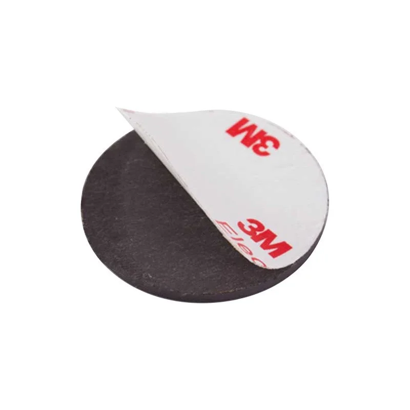 Fridge D50 * 15 Single sided Adhesive Soft Sheet Black