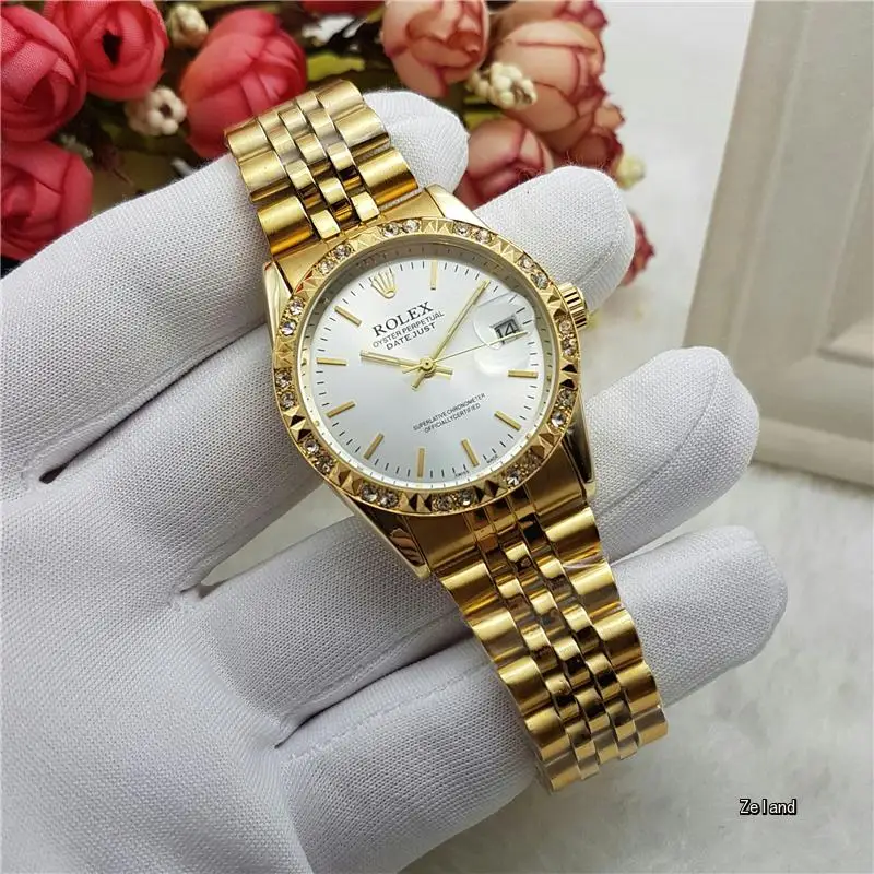 

Rolex- Datelog Series Ladies Men's Automatic Mechanical Watch Stainless Steel Waterproof Casual Watch Gift 2560Orders