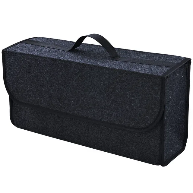  HARMOX X Car Storage Travel Bag Soft Woolen Felt Car Trunk  Organizer Car Storage Box Bag Fireproof Stowing Tidying Package Blanket  Tool X (Color : RED A) : Automotive