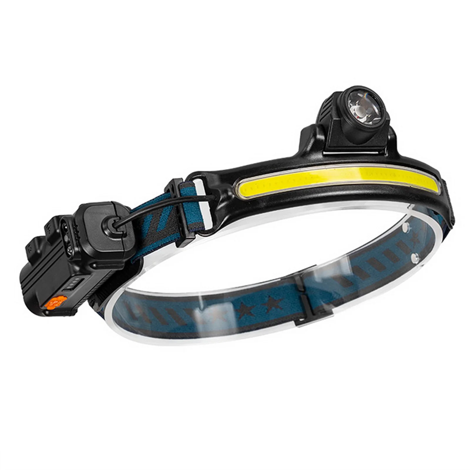 LED Headlamp Flashlight Strip COB Headlamp Flashlight Flashlight Torch Head Light Best Camping Fishing Camp - Image 3