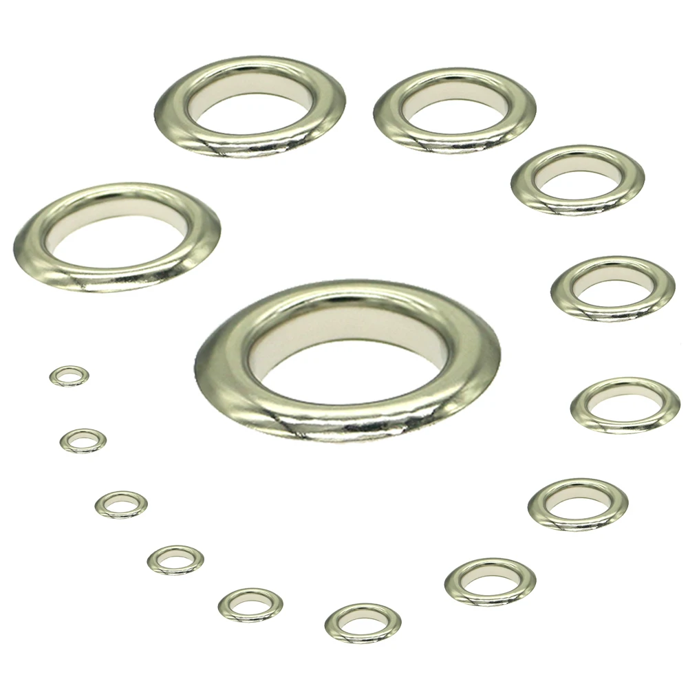 Silvery 3|3.5|4|4.5|5|6|8|10|12|14|17|18|20|30|40mm scrapbooking accessories Knitwear perforador de ojetes  leather eyelet