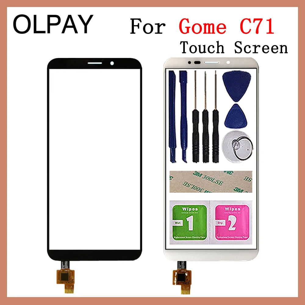 Mobile Touch Screen 5.45'' inch For Gome C71 GM2017X05A Digitizer Panel Fornt Glass Sensor Free Adhesive+Wipes | Мобильные