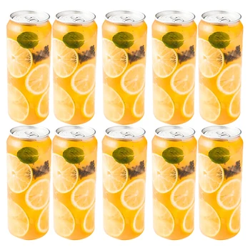 

10PCS Practical Disposable PET Safe Plastic Coffee Bottles Empty Bottles Storage Container for Home Shop Office Kitchen A50