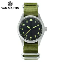 #Special Offers San Martin Stainless Steel Pilot Men's Automatic Mechanical Watch Luminous Waterproof NATO Nylon Sapphire #Special Offers San Martin Stainless Steel Pilot Men's Automatic Mechanical Watch Luminous Waterproof NATO Nylon Sapphire