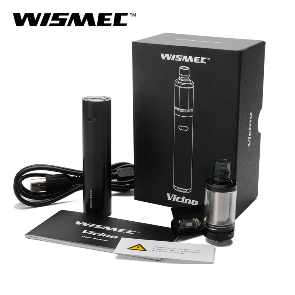 [Официальный магазин] Wismec Vicino полный комплект 510 пружинный поток батарея мод на 18650 батарея электронная сигарета