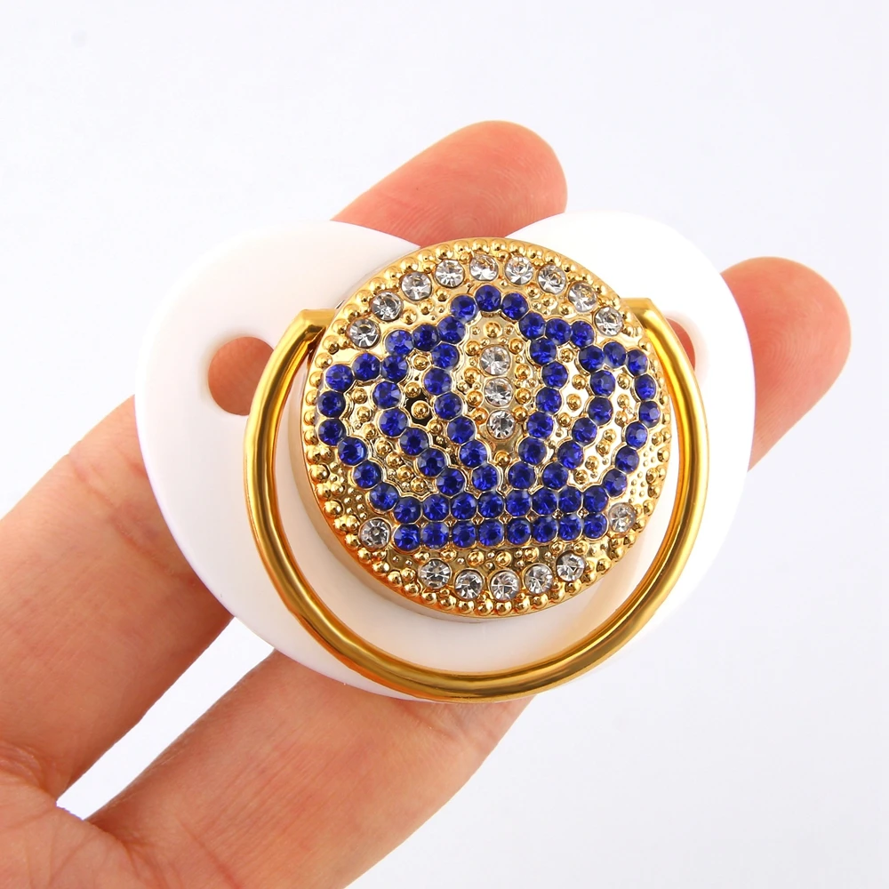 Cartoon Eye Baby Pacifier Bling Newborn Kids Baby Boys Girl Dummy Nipples Silicone Pacifier Orthodontic Soother 0-18 Months