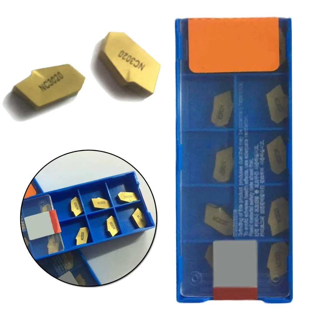 

SP400 NC3020 GTN-4 Grooving Cut-Off Carbide Inserts Cutters CNC Milling Tools