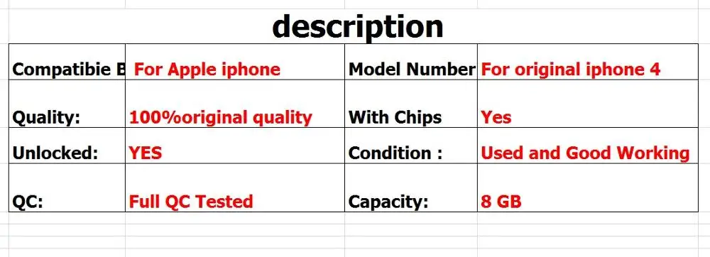 Оригинальная материнская плата разблокированная для iPhone 4 Хорошая рабочая материнская плата 8 ГБ с полными ЧИПАМИ логическая плата IOS+ инструмент