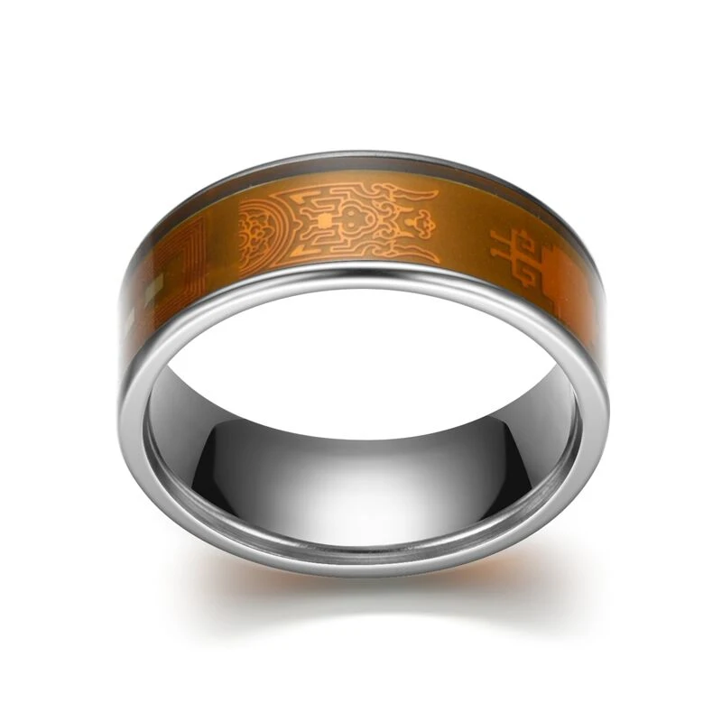 Anillo inteligente NFC, nueva tecnología, anillo de desgaste inteligente, compatible con todas las funciones de teléfonos inteligentes NFC, anillo inteligente para bloqueo de contraseña de huella dactilar - Imagen 6
