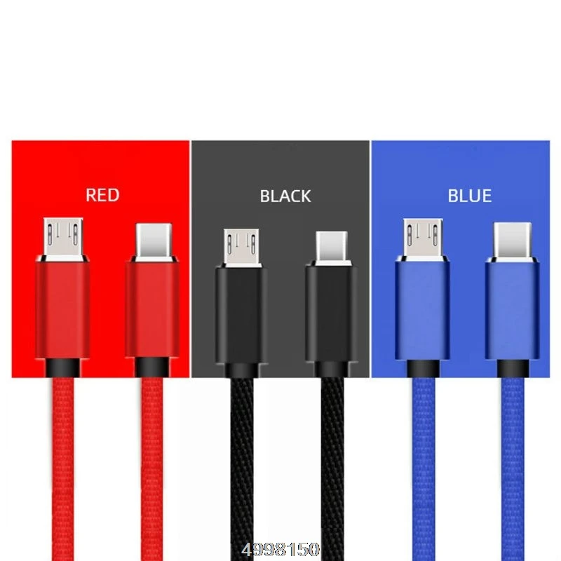Тип C USB-C к Micro USB Male-кабель для зарядки передачи и синхронизации OTG Зарядное устройство для передачи данных Кабель-адаптер Шнур
