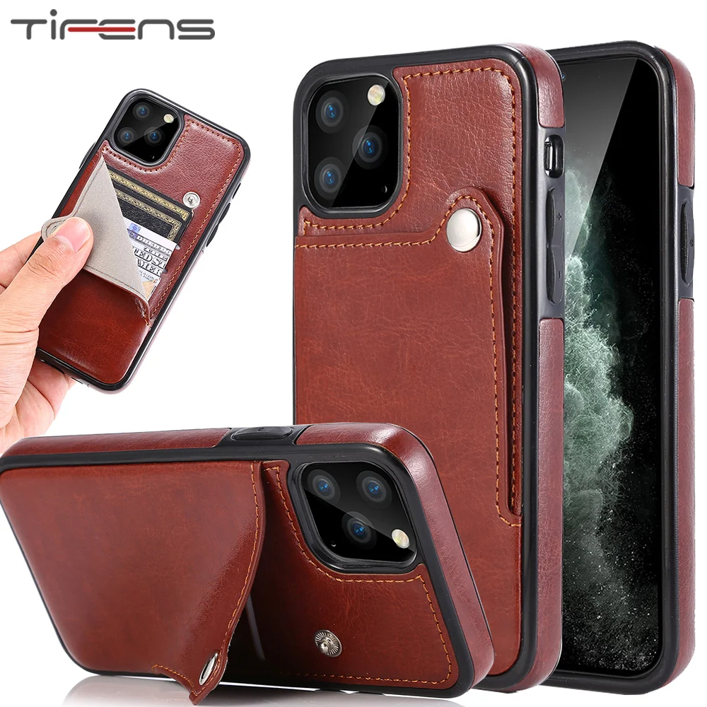 

Luxury Leather Wallet For iPhone SE 2020 Back Cover Case For iPhone 11 Pro XR X XS Max 6 6s 7 8 Plus 5 5s Card Stand Phone Cover