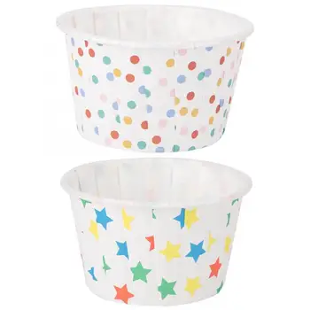 

50 /100PCS Pastry Forms Cream Cake Mini Cupcake Liners Paper Round Cake Baking Cups Muffin Case Paper Cake Party Tray Cake Decor