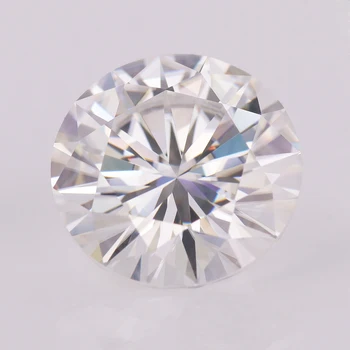 

Loose Moissanite Stone 1 Carat 6.5mm GH Color Round Brilliant Cut VVS DIY Material Lab Diamond Ring Bracelet Jewelry