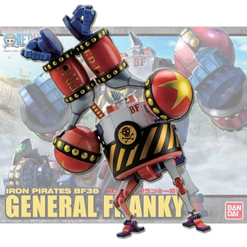 

Original Bandai One piece General Frankie assembling model deformable Assembly Action Figureals Brinquedos Model Dolls