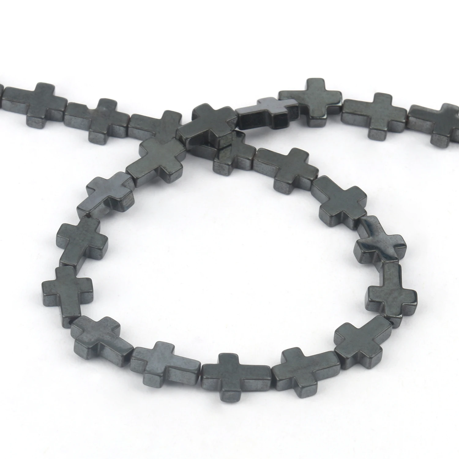 Natural Black Hematite Round Beads Star Heart Column Irregular Shape For Jewelry Making DIY Charms Bracelets Accessories 15''