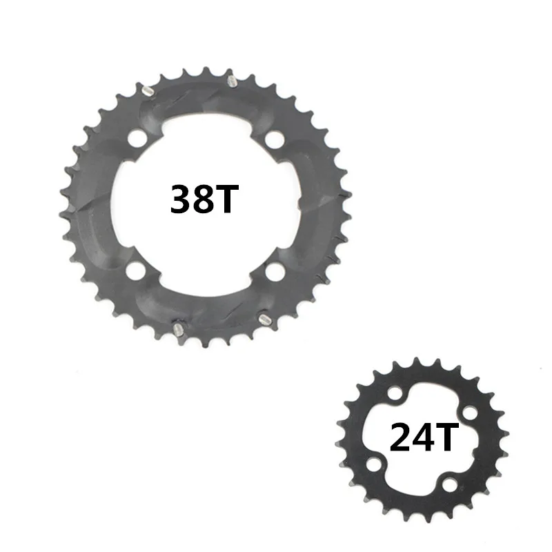 AL7075 24T 64BCD цепь Звездочка 38T 104BCD коленчатая цепь для 9S 10S MTB Кривошип горного велосипеда набор