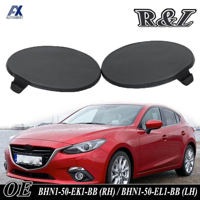 For Mazda 3 Axela BM BN 2014 – 2018 Car Rear Bumper Hook Tow Eye Cap  Trailer Cover R&L BHN1-50-EK1-BB 14 15 16 BHN1-50-EL1-BB - AliExpress