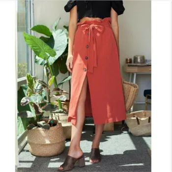 

2019 Women Ladies High Waisted Pencil Skirt Ladies Fashion Bodycon Long Skirts Club Females New Clothing Casual Skirts Hot Sell