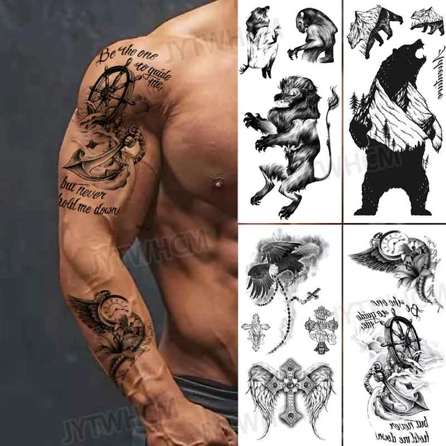 Chinese Dragon Tattoo Waterproof Long-lasting Fake Tattoo For Woman Men  Clavicle Arm Tattoo Temporary Tattoos Art Tattoo Sticker - Temporary Tattoos  - AliExpress