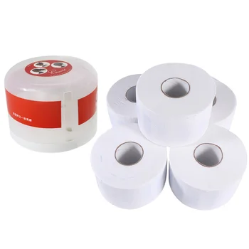 

6pcs Disposable Neck Papers Hairstyling Collar Papers Neck Covering Paper with Case Barber Neck Strip Paper