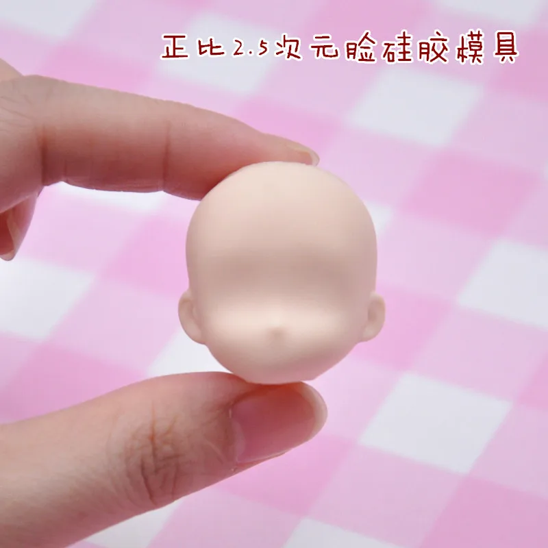 Clay Plasticine Mold Cute Face Mold Ultra Light Soft Ceramic Fondant