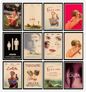 

Perfect JL Lolita Vintage Posters For Home/Bar/Living Decor kraft Paper high quality poster wall sticker LLTHB01