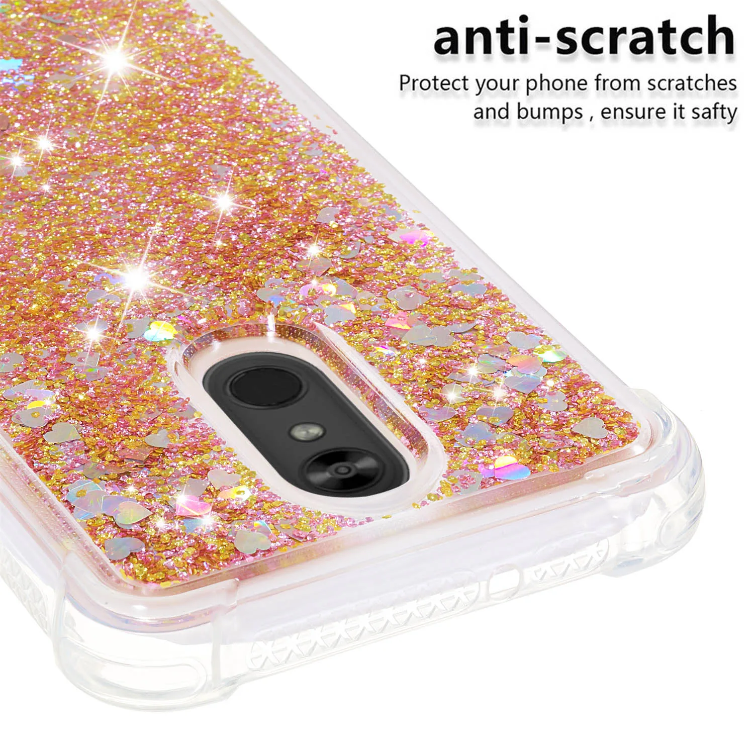 Liquid Glittering TPU Case For LG Stylus 3 Stylo 3 Q Stylo 4 Q stylus Stylus 4