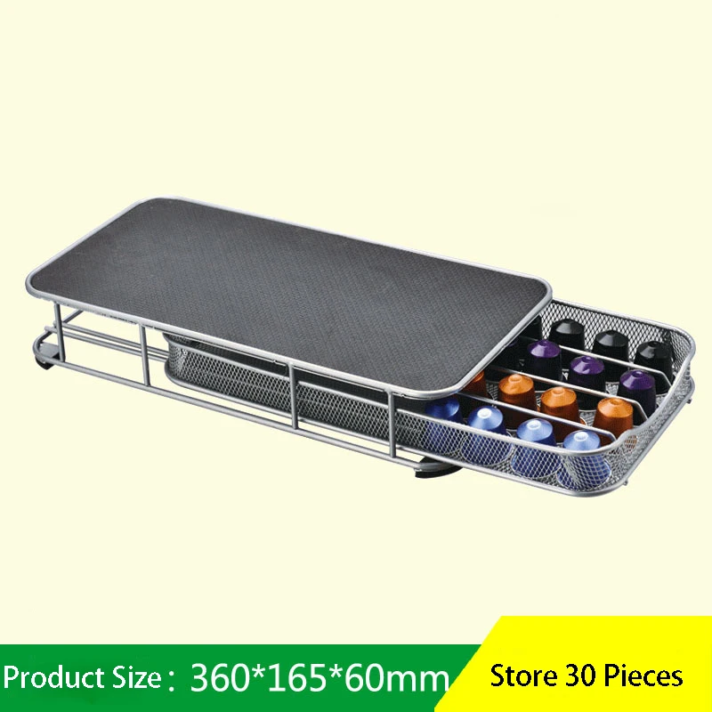 

Oasiswj Coffee Machine Base Nespresso Coffee Machine for Base Can Put 40 Capsule