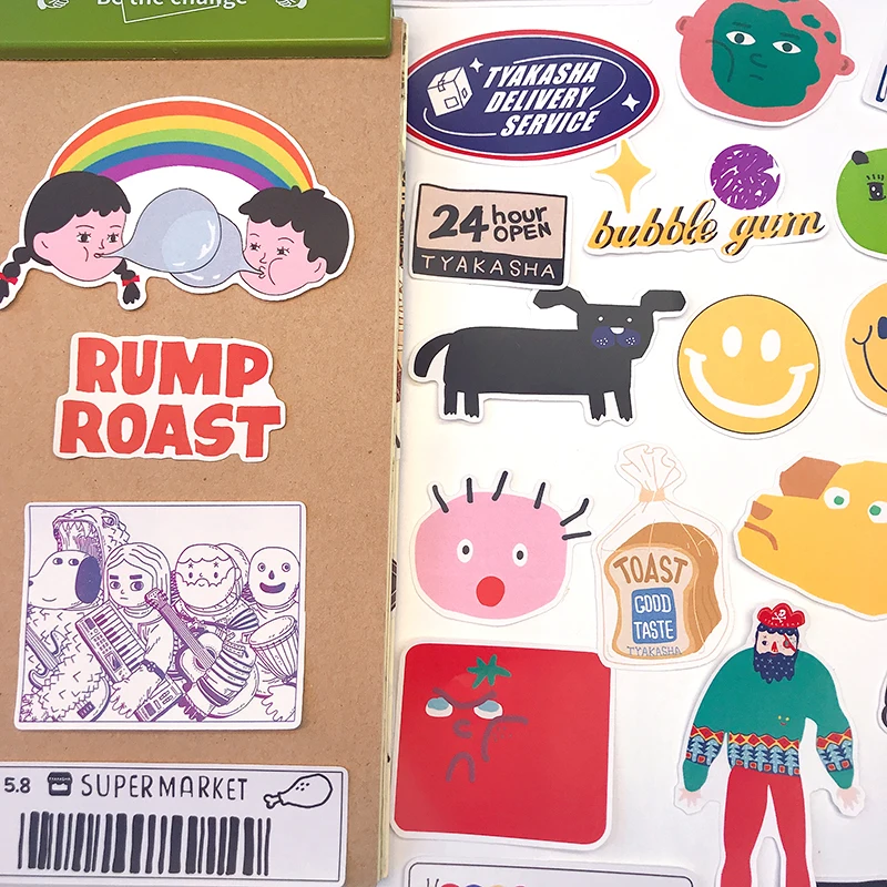 19pcs lovely stickers DIY scrapbooking album junk journal happy planner  decorative stickers - AliExpress