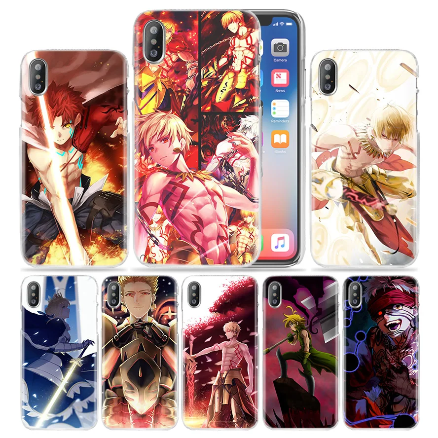 

Anime Fate Grand Case for iPhone XS Max XR X 10 7 8 6 6S + Plus 5S SE 5 4S 4 5C Hard Carcasa PC Fundas Capa Phone Covers Coque