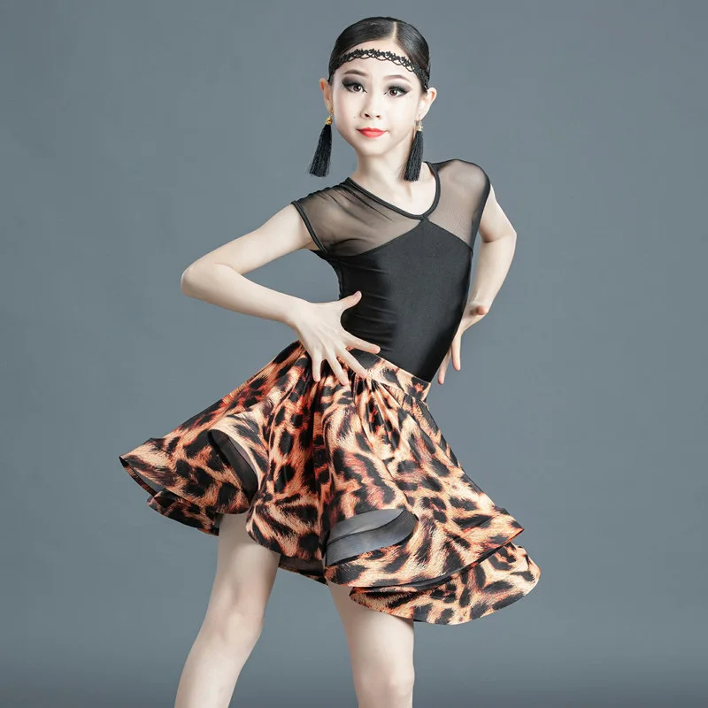 Mädchen Tanzkleid Ballett - Latin Rumba Samba Kostüm 3-15 Jahre