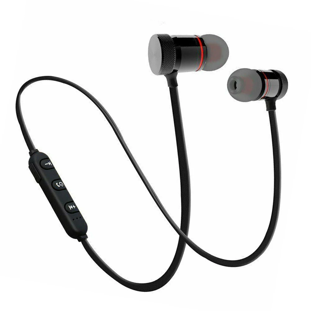 2019 Bluetooth спортивные наушники магнитные для бега гарнитура с микрофоном бас H